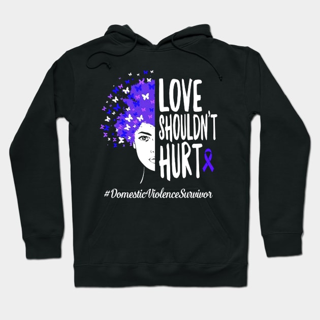 Domestic Violence Survivor Hoodie by eraillustrationart